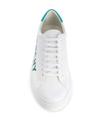 Baskets basses en cuir imprimées blanches Givenchy