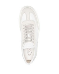 Baskets basses en cuir imprimées blanches Tod's