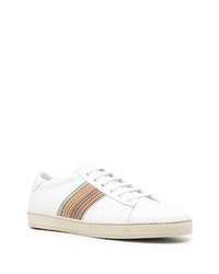 Baskets basses en cuir imprimées blanches PS Paul Smith