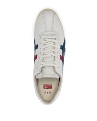 Baskets basses en cuir imprimées blanches Onitsuka Tiger