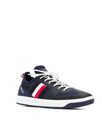 Baskets basses en cuir imprimées bleu marine Polo Ralph Lauren