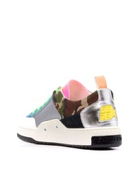 Baskets basses en cuir imprimées multicolores Golden Goose