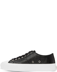 Baskets basses en cuir imprimées noires Givenchy