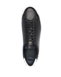 Baskets basses en cuir imprimées noires Givenchy