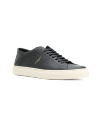 Baskets basses en cuir imprimées noires Givenchy