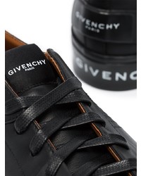 Baskets basses en cuir imprimées noires Givenchy