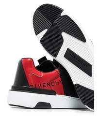 Baskets basses en cuir imprimées noires Givenchy