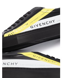 Baskets basses en cuir imprimées noires Givenchy