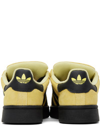 Baskets basses en cuir jaunes adidas Originals