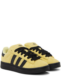 Baskets basses en cuir jaunes adidas Originals