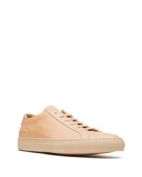 Baskets basses en cuir marron clair Common Projects