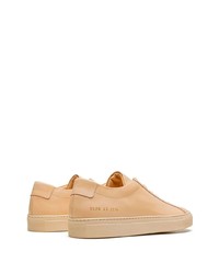 Baskets basses en cuir marron clair Common Projects