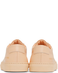 Baskets basses en cuir marron clair Common Projects