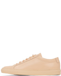 Baskets basses en cuir marron clair Common Projects