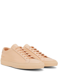 Baskets basses en cuir marron clair Common Projects