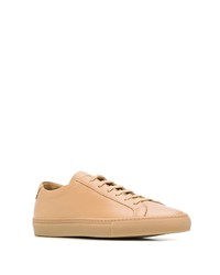 Baskets basses en cuir marron clair Common Projects