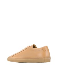 Baskets basses en cuir marron clair Common Projects