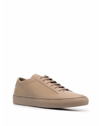 Baskets basses en cuir marron clair Common Projects