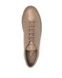 Baskets basses en cuir marron clair Common Projects