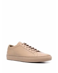 Baskets basses en cuir marron clair Common Projects