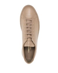 Baskets basses en cuir marron clair Common Projects