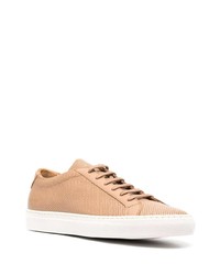 Baskets basses en cuir marron clair Common Projects