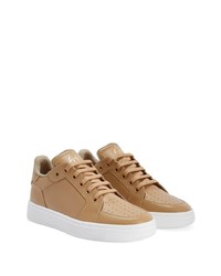 Baskets basses en cuir marron clair Giuseppe Zanotti