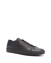 Baskets basses en cuir marron foncé Common Projects