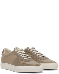 Baskets basses en cuir marron Common Projects