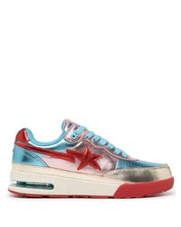 Baskets basses en cuir multicolores A Bathing Ape