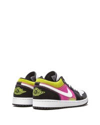 Baskets basses en cuir multicolores Jordan