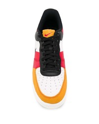 Baskets basses en cuir multicolores Nike