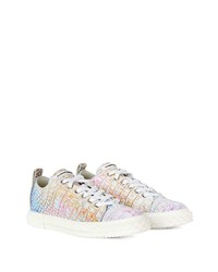 Baskets basses en cuir multicolores Giuseppe Zanotti