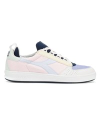 Baskets basses en cuir multicolores Diadora