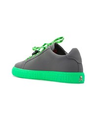 Baskets basses en cuir multicolores Philipp Plein