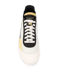 Baskets basses en cuir multicolores Nike