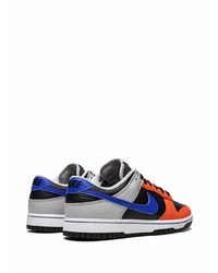 Baskets basses en cuir multicolores Nike