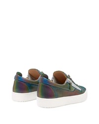 Baskets basses en cuir multicolores Giuseppe Zanotti