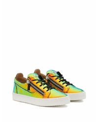 Baskets basses en cuir multicolores Giuseppe Zanotti