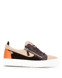 Baskets basses en cuir multicolores Giuseppe Zanotti