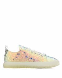 Baskets basses en cuir multicolores Giuseppe Zanotti