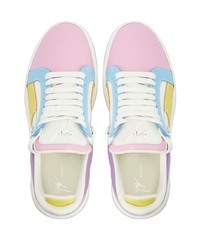 Baskets basses en cuir multicolores Giuseppe Zanotti