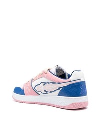 Baskets basses en cuir multicolores Enterprise Japan