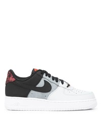 Baskets basses en cuir multicolores Nike