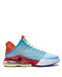 Baskets basses en cuir multicolores Nike