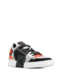 Baskets basses en cuir multicolores Philipp Plein