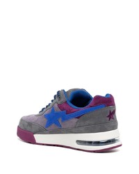 Baskets basses en cuir multicolores A Bathing Ape