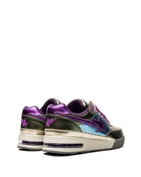 Baskets basses en cuir multicolores A Bathing Ape