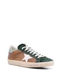 Baskets basses en cuir multicolores Golden Goose