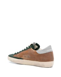 Baskets basses en cuir multicolores Golden Goose